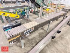 Arrowhead Conveyor Section with Plastic Table-Top Chain and Drive, Dimensions = 123