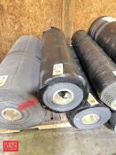 3MM Thick Rough Fabric Conveyor Belting, Dimensions = 75' Length x 59.5