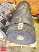 3MM Thick Rough Mat PVC Conveyor Belting, Dimensions = 290' Length x 59.5