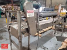 S/S Product Conveyor with 90° Turns, Plastic Table Top Chain and Drive