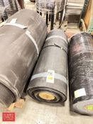 (3) 4MM Thick Smooth Fabric Conveyor Belting, Dimensions = 97' Length x 47.5