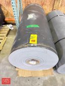 3MM Thick Smooth Conveyor Belting, Dimensions = 365' Lenth x 59.5