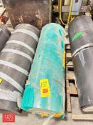 4MM Thick PVC Ribbed Conveyor Belting, Dimensions = 96' Length x 47.5