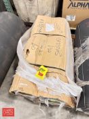 3MM Thick PVC Ribbed Conveyor Belting, Dimensions = 55' Length x 47.5