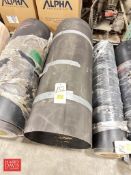 3MM Thick Poly Fabric Conveyor Belting, Dimensions = 131' Length 47.5