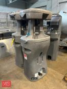 (2) Portable 2-Station Hand Sinks with Foot Control and Soap Dispenser and Hand Sink with Foot