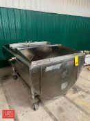 200 Gallon S/S Tank, Mounted on Portable S/S Base - Rigging Fee: $175