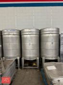 (3) Spartanburg Stainless 1,000 Liter (264 Gallon) S/S Storage Tanks (Location: Le Mars, IA)