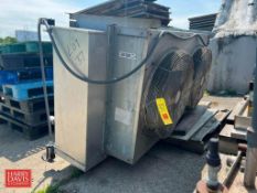 Kramer Electric 2-Fan Evaporator, Model: KED-400, S/N: E78910 - Rigging Fee: $375