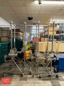 Dutton-Lainson 350 LB Capacity S/S Hopper Lifts, Mounted on Portable S/S Base