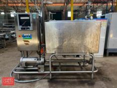 S/S CIP Skid with 175 Gallon Tank, Centrifugal Pump, Anderson-Negele AJ-300 Chart Recorder