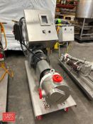 Masosine Sheer Pump, S/N: 16891 with Baldor S/S Clad 10 HP 1,770 RPM Motor and ABB 10 HP