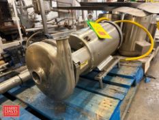 Centrifugal Pump, Model: C218-MD-21TL with Baldor S/S 10 HP 3,500 RPM Motor, Mounted on S/S Base