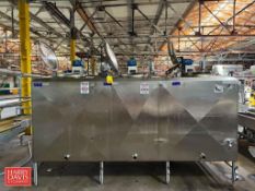 300 Gallon x 3-Compartment Insulated S/S Flavor Tank with Vertical Agitation - Rigging Fee: $550