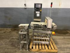 Anritsu S/S Metal Detector and Checkweigher, Model: KWS5366BW5D, S/N: 4600230281