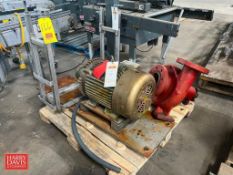 Pump Head, 30 HP 1,760 RPM Motor and 30