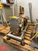 APV Crepaco Positive Displacement Pump, Model: R6BS, Mounted on S/S Base (Location: Le Mars, IA)