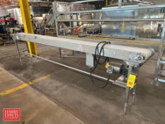 12' x 1' S/S Framed Power Belt Conveyor, - Rigging Fee: $150