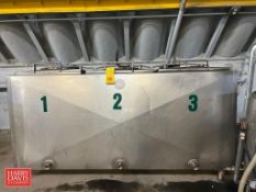 150 Gallon x 3-Compartment Insulated S/S Flavor Tank - Rigging Fee: $550