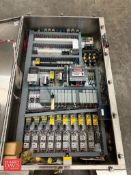 Allen-Bradley SLC 5/05 CPU with Resolver Interface, (10) I/O Contactors, 3 HP PowerFlex 40 Variable