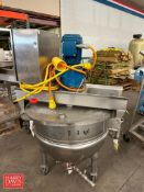 Brighton 50 Gallon Jacketed S/S Kettle with Vertical Agitation, S/N: D-809-1 (Location: Le Mars, IA)