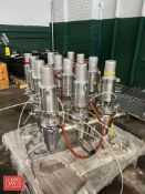 (12) Cherry-Burrell S/S Air Valves in Manifold - Rigging Fee: $125