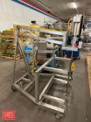 Admix Scale Mixer, Model: MHL-101-SS, S/N: 23747, Mounted on Portable S/S Base