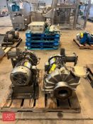 Cornell Ammonia Pumps, Model: 2.5CBH-CC 10-4 with Baldor 10 HP 1,760 RPM Motor, Mounted on S/S Base