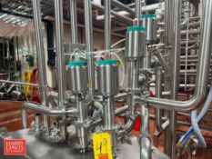 Pasteurizer S/S Components, Including: Piping; Dimensions: 125'+, (6) Tri-Clover 3-Way and 2-Way 2