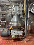 Alfa Laval Separator, Model: MRPX, S/N: 2962606 with 1,440 RPM Motor and Expansion Tank