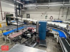 180° Power Conveyor with Plastic Chain; Dimensions: 20' x 14