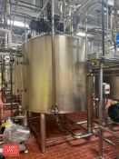 Walker 1,000 Gallon Jacketed 316 S/S Double Motion Jacketed Processor Tanks - Rigging Fee: $1,000