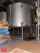 800 Gallon S/S Single Shell Tank .5 HP Mixer with Top Manway (Location: Tulare, CA)