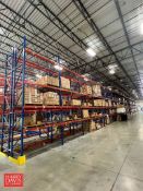 Sections Pallet Racking, Dimensions = 20' Height x 8' Width - Rigging Fee: Contact HDC