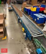 (2) Sections Dematic Power Roller Conveyor, Dimensions = 48' x 16