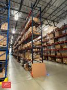 Sections Pallet Racking, Dimensions = 21' Height x 8' Width - Rigging Fee: Contact HDC