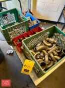 Assorted Stainless Fittings, Elbows, Caps and Clamps - Rigging Fee: $50