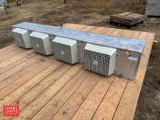 Bohn 4-Fan Evaporator Coil - Rigging Fee: $75