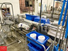 S/S Frame Bottle Conveyor, 15' (Subject to BULK BID) - Rigging Fee: $250