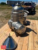 Westfalia Separator, Model: RN9004, S/N: 1616690 - Rigging Fee: $500