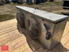 Bohn 2-Fan Evaporator Coil, Model: BME260CA - Rigging Fee: $75