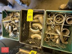 Assorted Stainless Elbows, Clamps and Reducers - Rigging Fee: $50