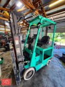 Mitsubishi 2,650 LB Capacity Sit-down Forklift, Model: 2FBC18, S/N: A2BC1-60149 - Rigging Fee: $350