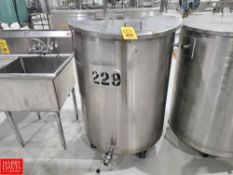 S/S Portable Tank with Lid, 35