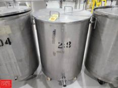 S/S Portable Tank with Lid, 35