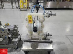 2022 Wilden Portable Diaphragm Pump, Model: P400/PPPPP/ZWS/WF/PWF, S/N: 0030905087