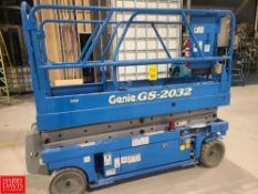 Genie Electric Scissor Lift, Model: GS-2032 (415 Hours) - Rigging Fee: $200