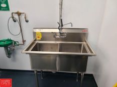 MKE 2-Basin S/S Sink - Rigging Fee: $150