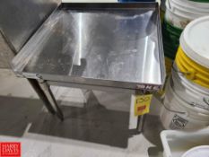 S/S Shelving, Mounted on Casters - Rigging Fee: $25