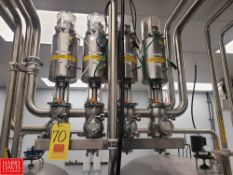 Sudmo S/S Air Valves in Manifold with Control Tops - Rigging Fee: $300